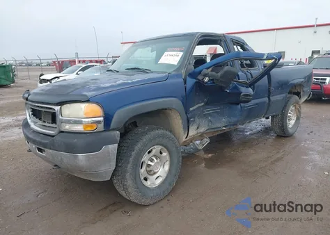 2002 GMC Sierra 2500Hd Sl из США, поврежденный, VIN 1GTHC29UX2Z145654